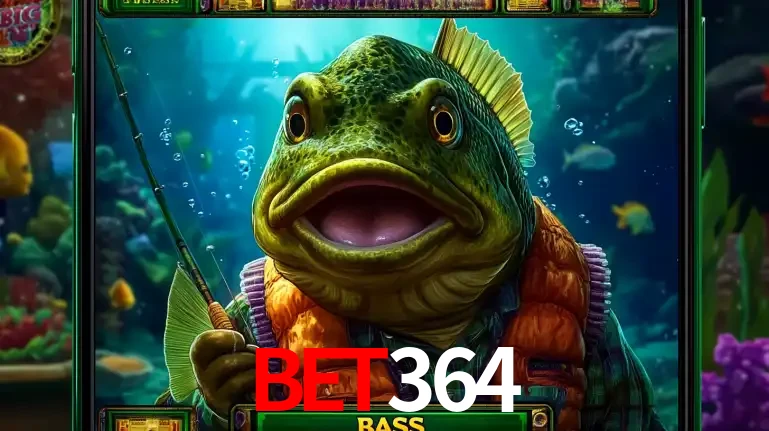 Personagem de peixe pescador do popular jogo de slot com tema de pescaria, uma das emocionantes opções de caça-níqueis para jogar e ganhar no cassino bet364.